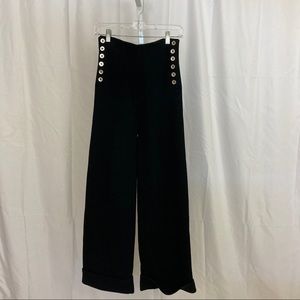 3.1 Phillip Lim Nordstrom NEW Woman’s Size X-Small Black Knit Trouser Pants NWT
